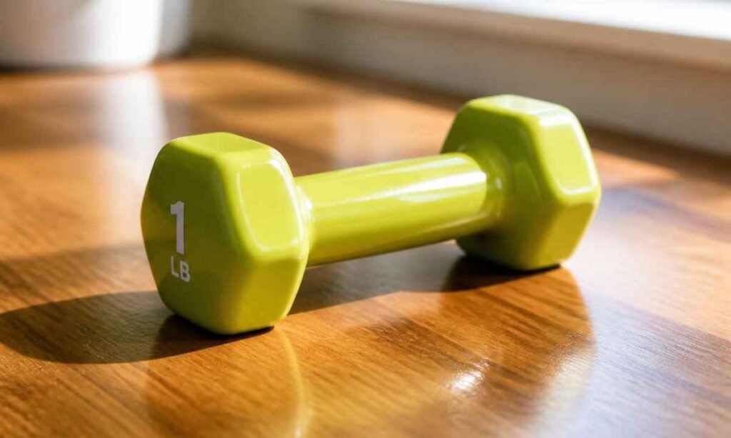 A Small 1-Pound Dumbbell