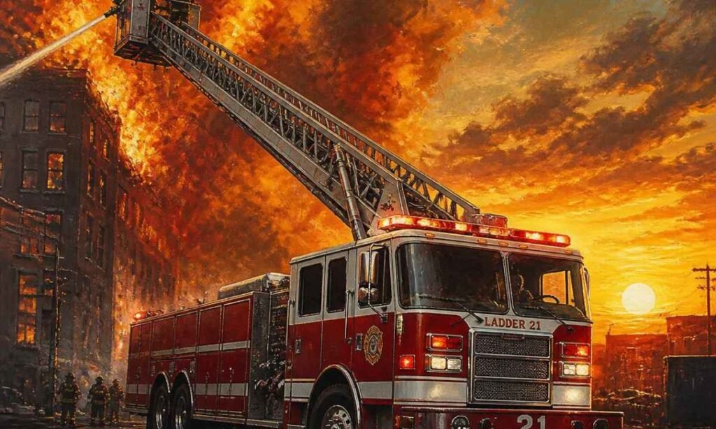 Aerial Fire Truck