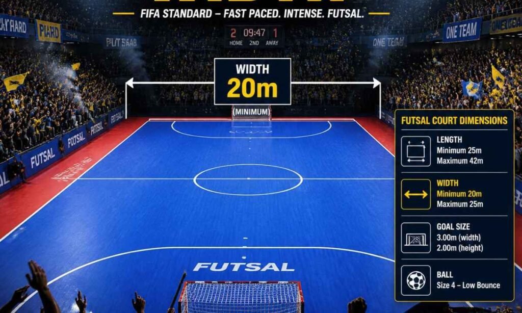 Futsal Court Width