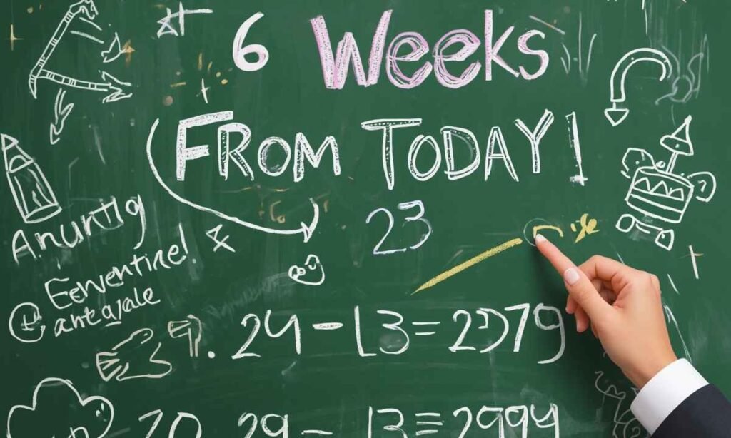 How to Calculate 6 Weeks From Today Without a Calculator