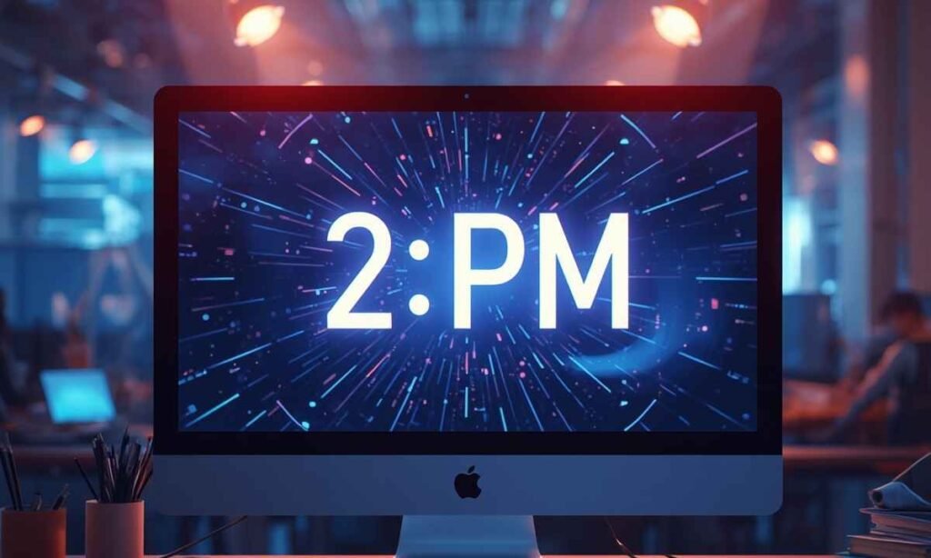Using a Live Countdown to 2 PM