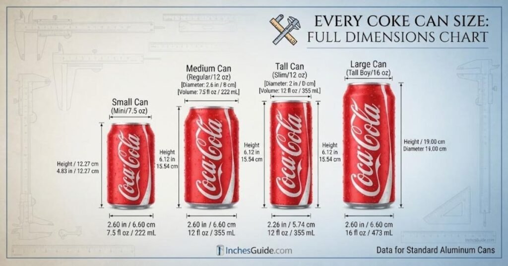 Full Dimensions Chart